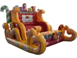 Inflatable Santa Sleigh Selfie